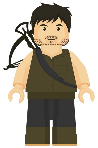 Daryl Dixon Minifig t-shirt , t-shirt - teelaunch, Regionally Famous - 2