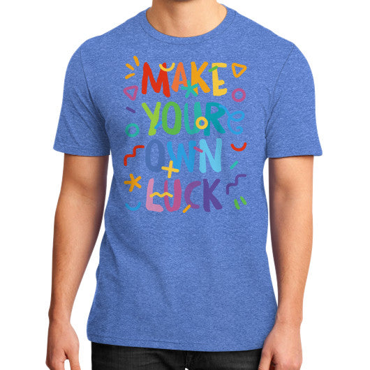 District T-Shirt (on man) Heather blue PoolParty Dev