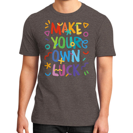District T-Shirt (on man) Heather brown PoolParty Dev