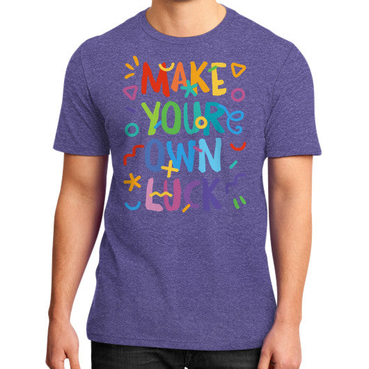 District T-Shirt (on man) Heather purple PoolParty Dev