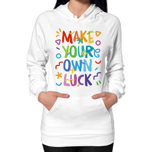 Hoodie (on woman) White PoolParty Dev