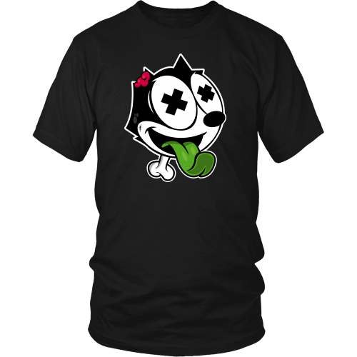 Felix the Zombie t-shirt District Unisex Shirt / Black / S, t-shirt - teelaunch, Regionally Famous - 1