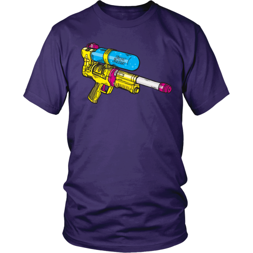 Super Soakers or nothing t-shirt District Unisex Shirt / Purple / S, t-shirt - teelaunch, Regionally Famous - 1