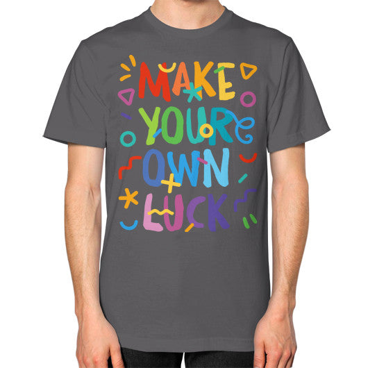 Unisex T-Shirt (on man) Asphalt PoolParty Dev