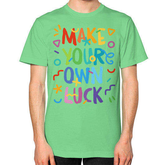 Unisex T-Shirt (on man) Grass PoolParty Dev