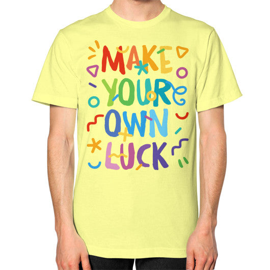 Unisex T-Shirt (on man) Lemon PoolParty Dev