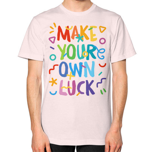 Unisex T-Shirt (on man) Light pink PoolParty Dev