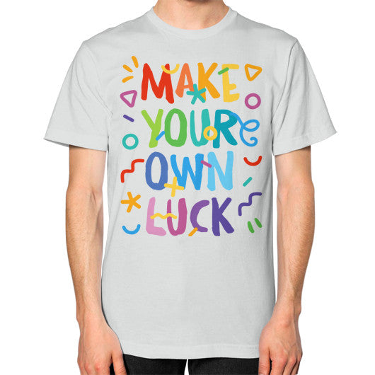 Unisex T-Shirt (on man) Silver PoolParty Dev