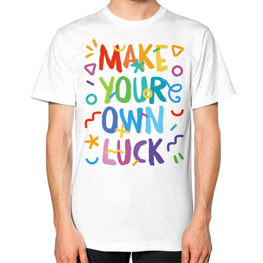 Unisex T-Shirt (on man) White PoolParty Dev