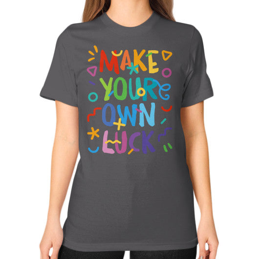 Unisex T-Shirt (on woman) Asphalt PoolParty Dev