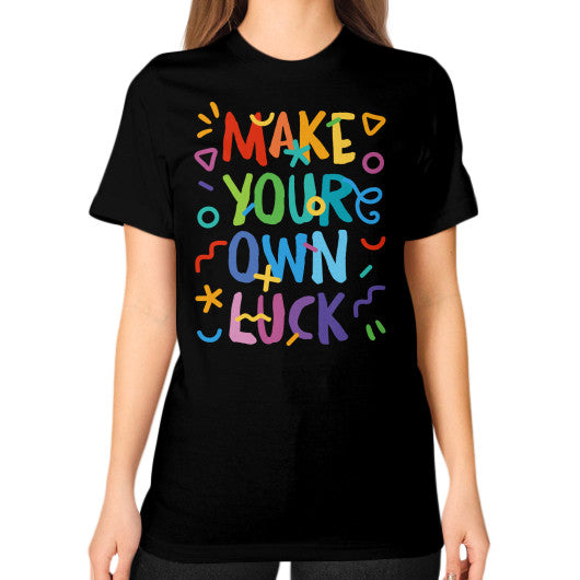 Unisex T-Shirt (on woman) Black PoolParty Dev