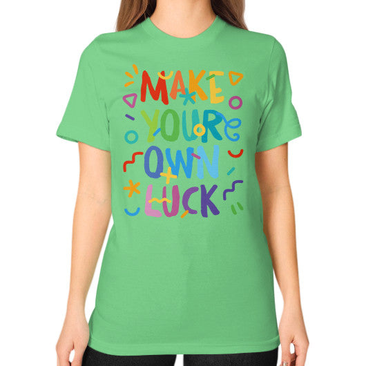 Unisex T-Shirt (on woman) Grass PoolParty Dev
