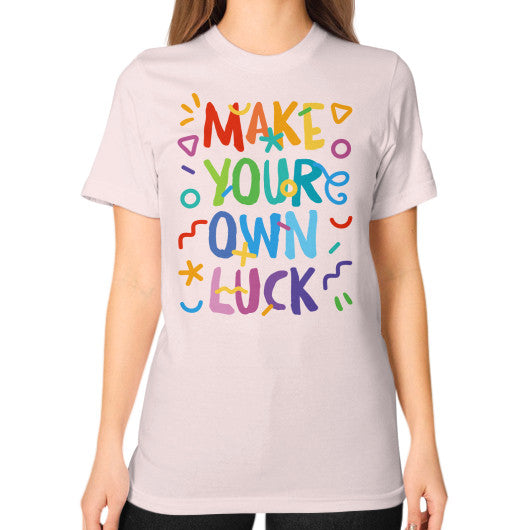 Unisex T-Shirt (on woman) Light pink PoolParty Dev