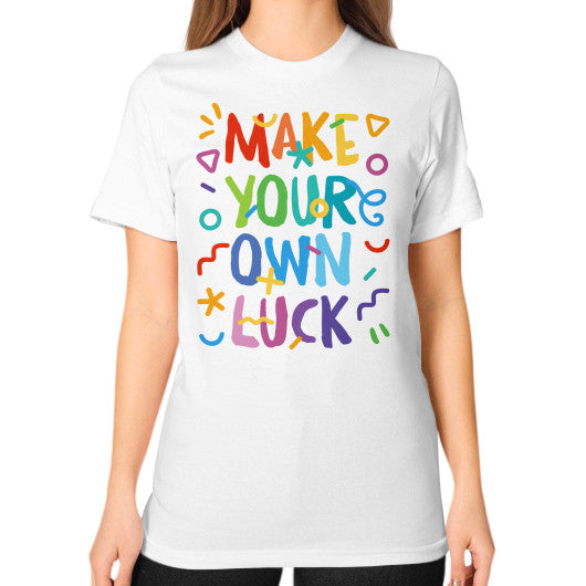 Unisex T-Shirt (on woman) White PoolParty Dev
