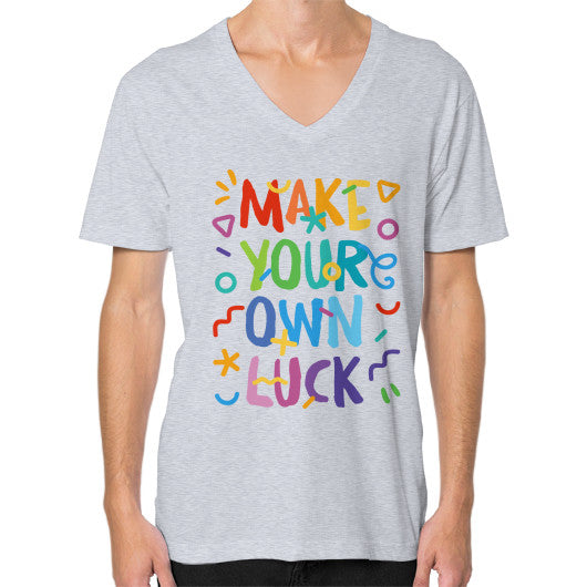 V-Neck (on man) Heather grey PoolParty Dev