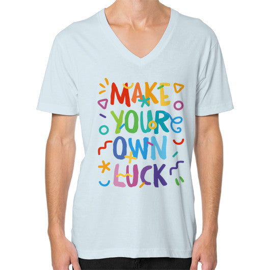 V-Neck (on man) Light blue PoolParty Dev