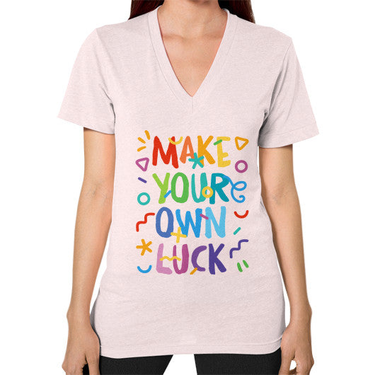 V-Neck (on woman) Light pink PoolParty Dev