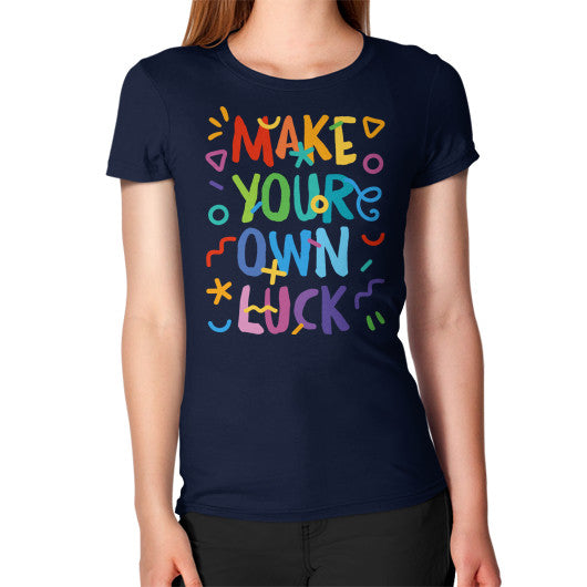 Women's T-Shirt Navy PoolParty Dev