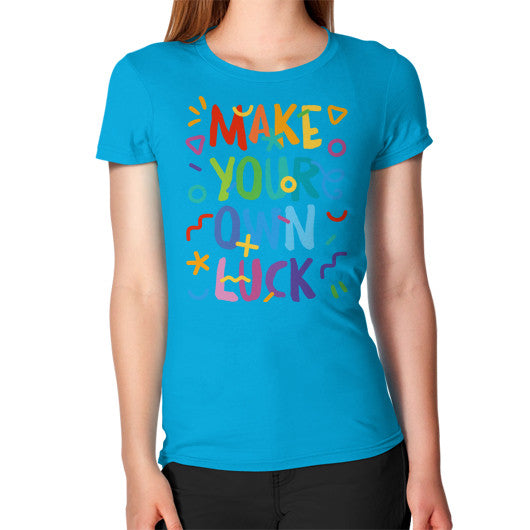 Women's T-Shirt Teal PoolParty Dev
