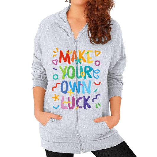 Zip Hoodie (on woman) Heather grey PoolParty Dev